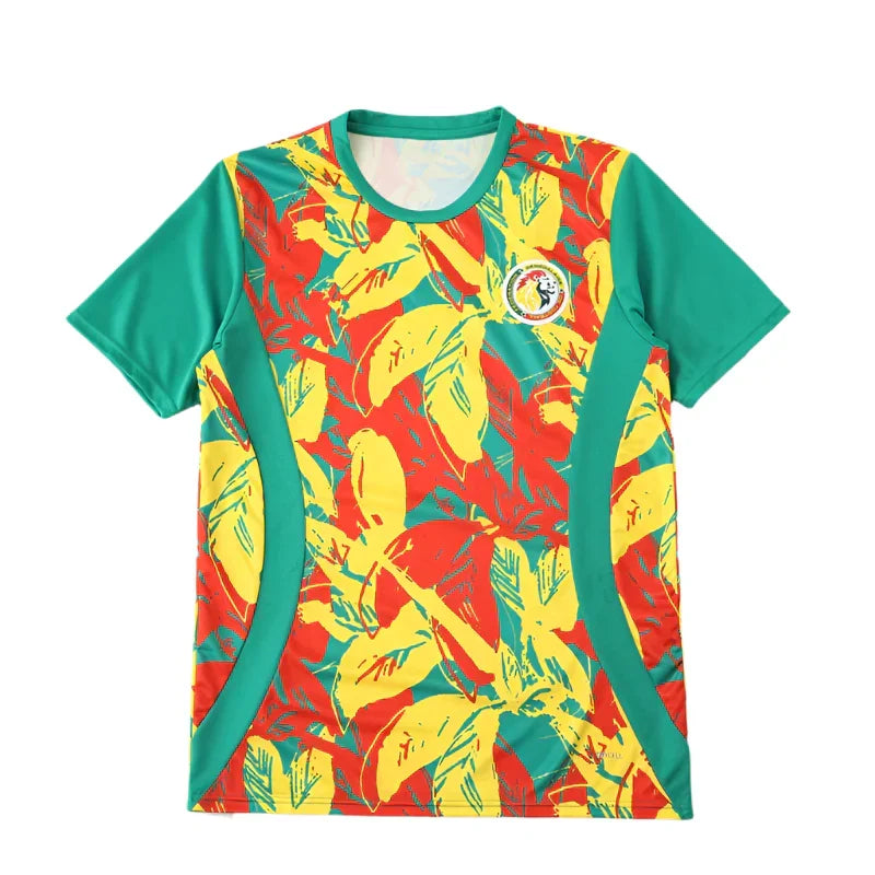 Senegal National Team 2025/26 Training Jersey – Tropical Leaf Print | Puma | Teranga Lions Fan Top