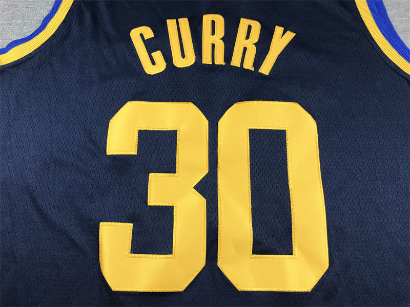 Stephen Curry #30 Golden State Warriors Jordan Brand Navy Statement Edition Swingman Jersey