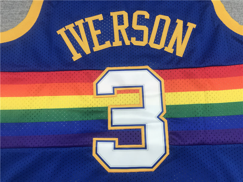 Men's Denver Nuggets Allen Iverson 2006-07 Hardwood Classics Swingman Jerseys