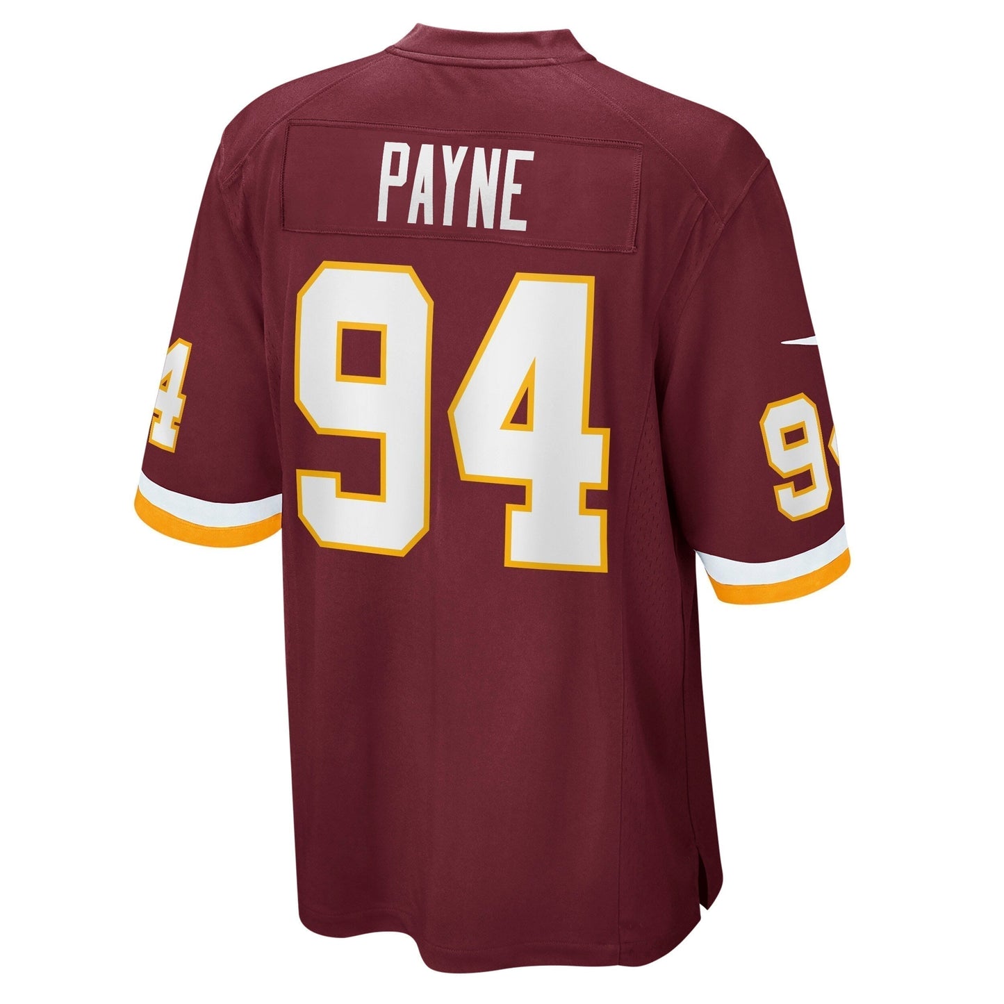 Daron Payne Washington Football Team Game Jersey - Burgundy