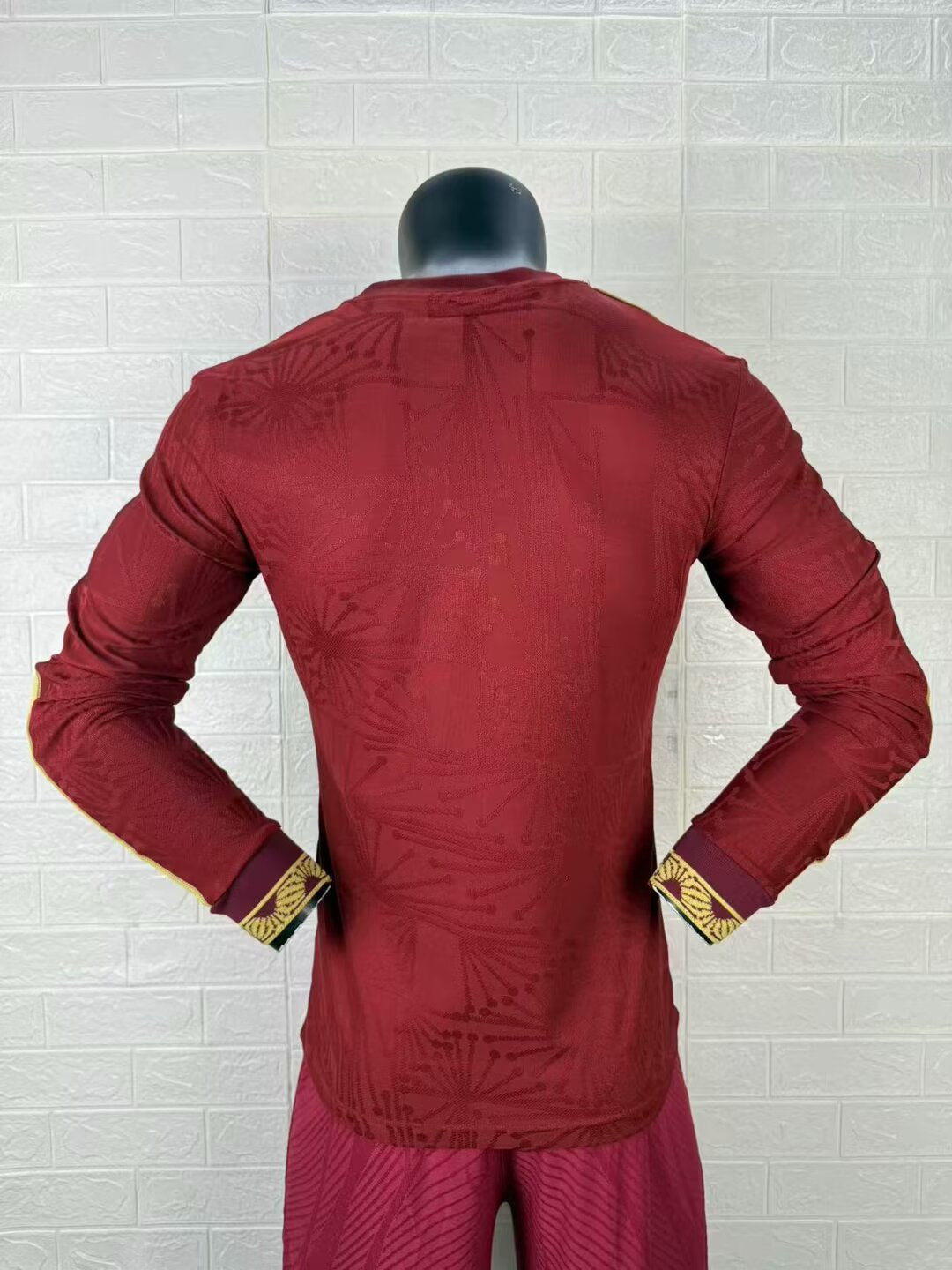 2025-26 Mexico Gold Cup Red Player Long Sleeve Jersey - Men's
