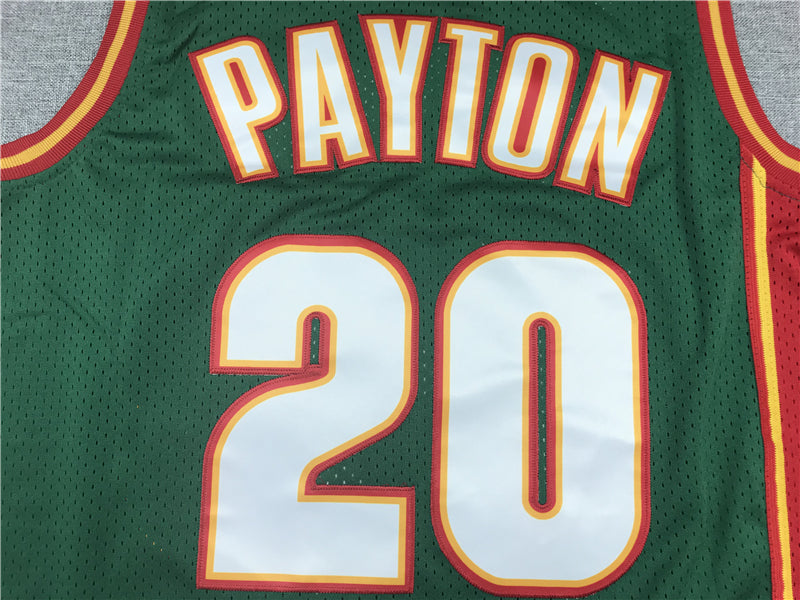 Gary Payton #20 Seattle SuperSonics Green Swingman Jersey – Mitchell & Ness 1995-96 Hardwood Classics