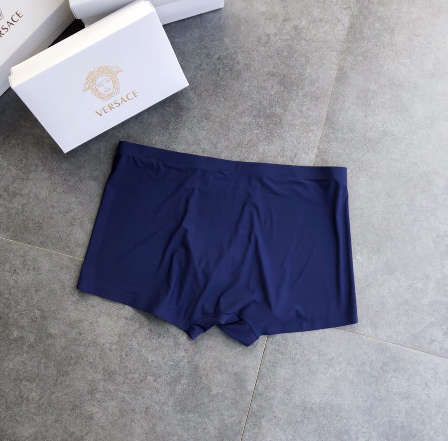 Versace Blue Red Black Gold Round Face Boxer Briefs, image 8