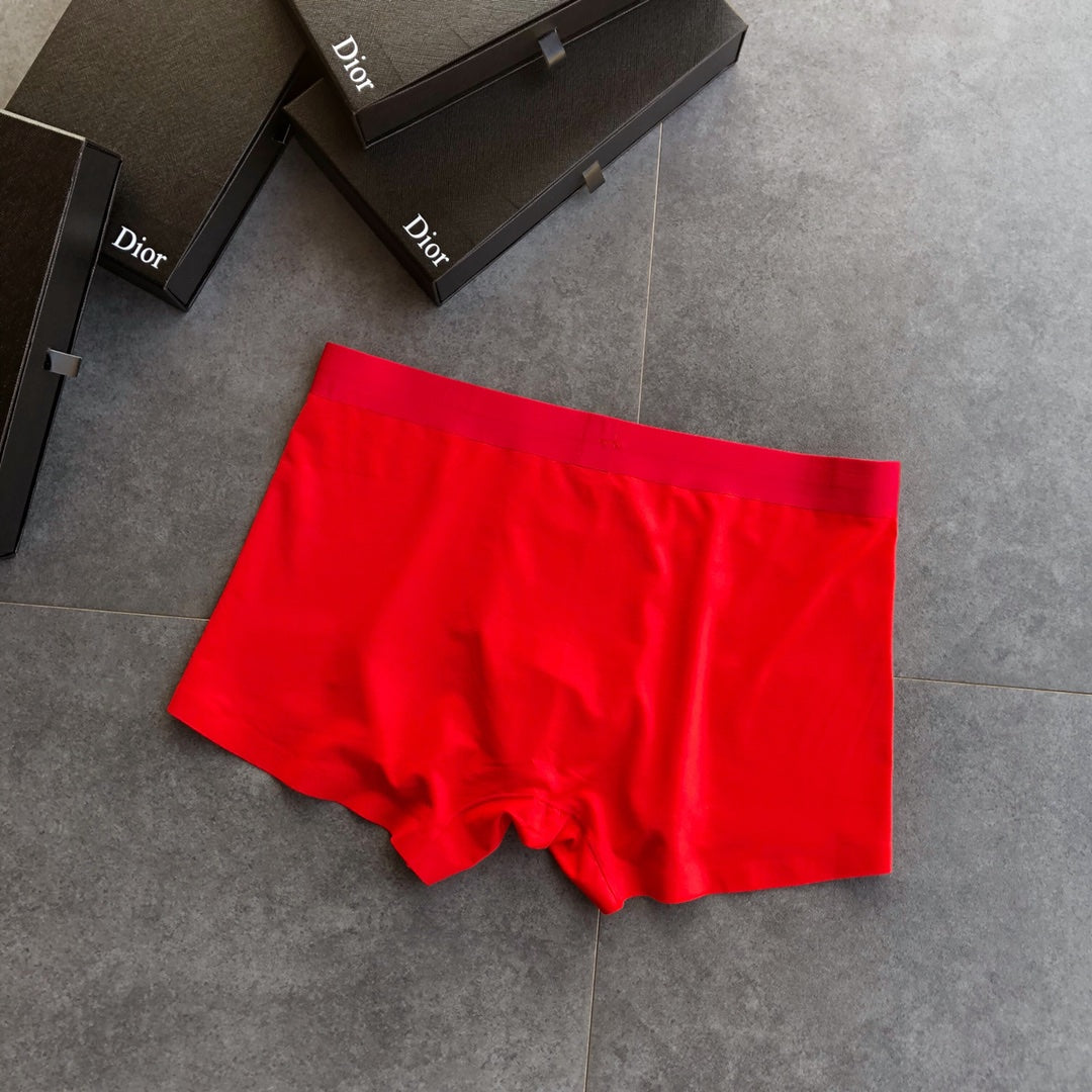 Dior Red Black White Waist Stack Boxer Briefs, image 8