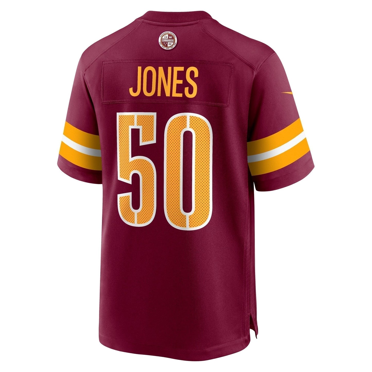 Andre Jones Jr. Washington Commanders Nike Team Game Jersey - Burgundy