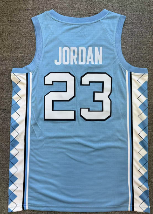 Michael Jordan #23 North Carolina Tar Heels Jordan Brand Carolina Blue Road Replica College Jersey
