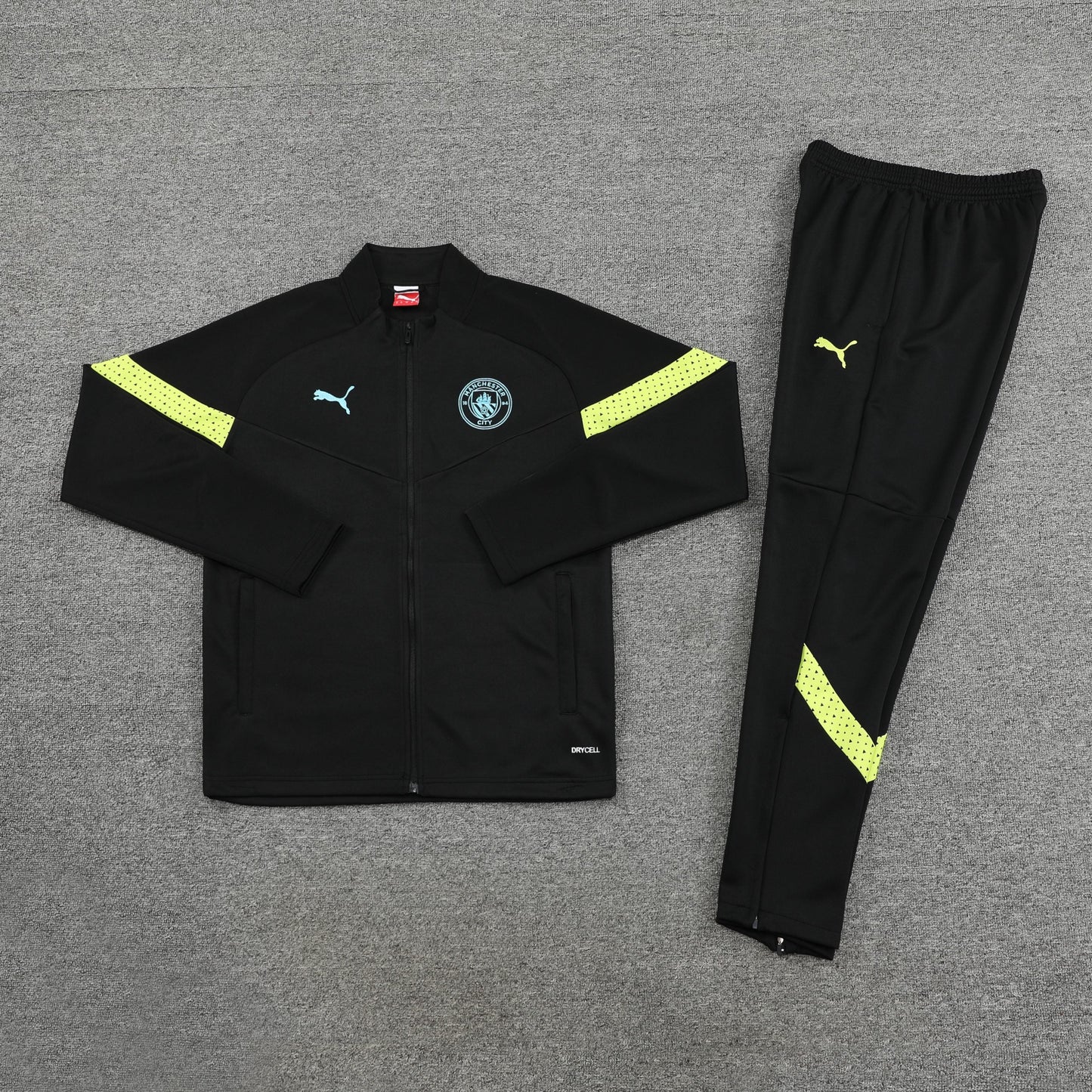 Manchester City Training Suit 2022/23 | Black & Yellow Tracksuit