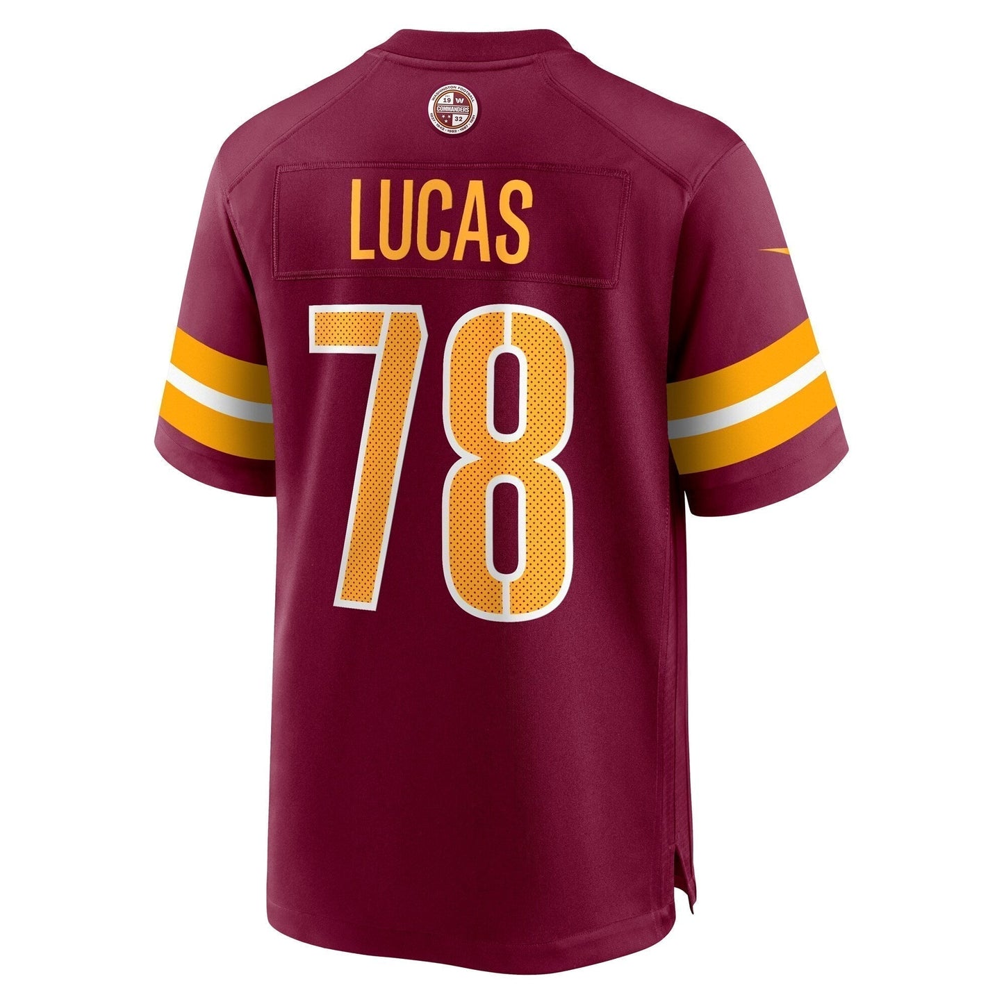 Cornelius Lucas Washington Commanders Nike Game Jersey - Burgundy