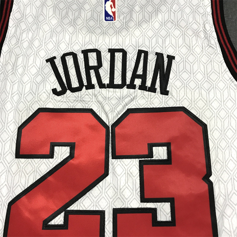 Michael Jordan #23 Chicago Bulls White 2022-23 City Edition "Chicago" Swingman Jersey