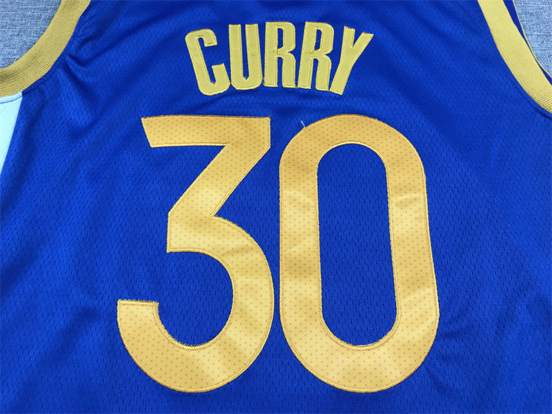 Stephen Curry #30 Golden State Warriors Nike 2022-23 Royal Blue Icon Edition Bay Bridge Fast Break Replica Jersey