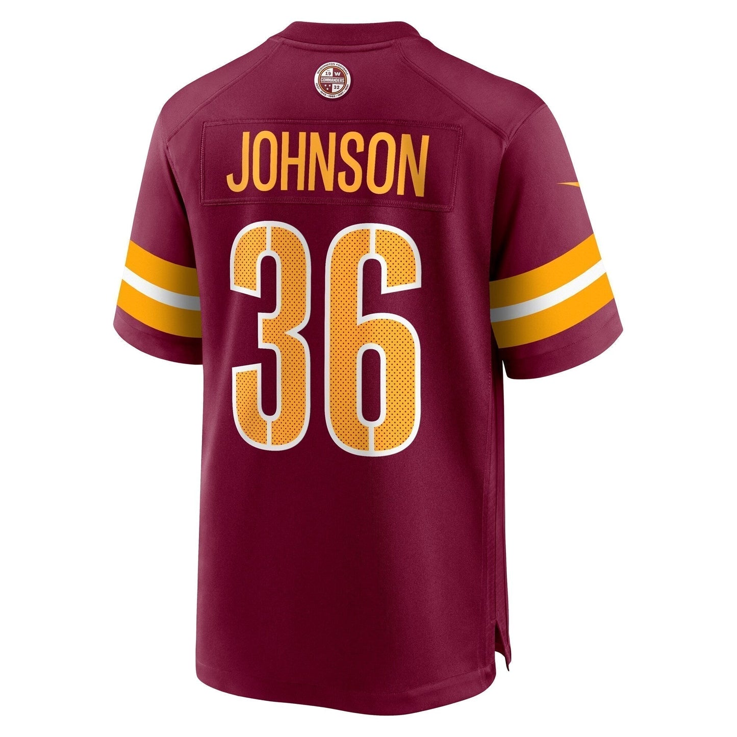 Danny Johnson Washington Commanders Nike Game Jersey - Burgundy