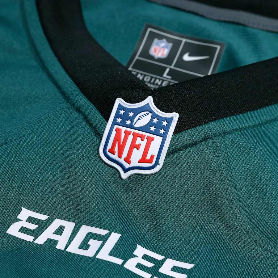 Men's Philadelphia Eagles Nike Midnight Green Super Bowl LIX Custom Game Jersey