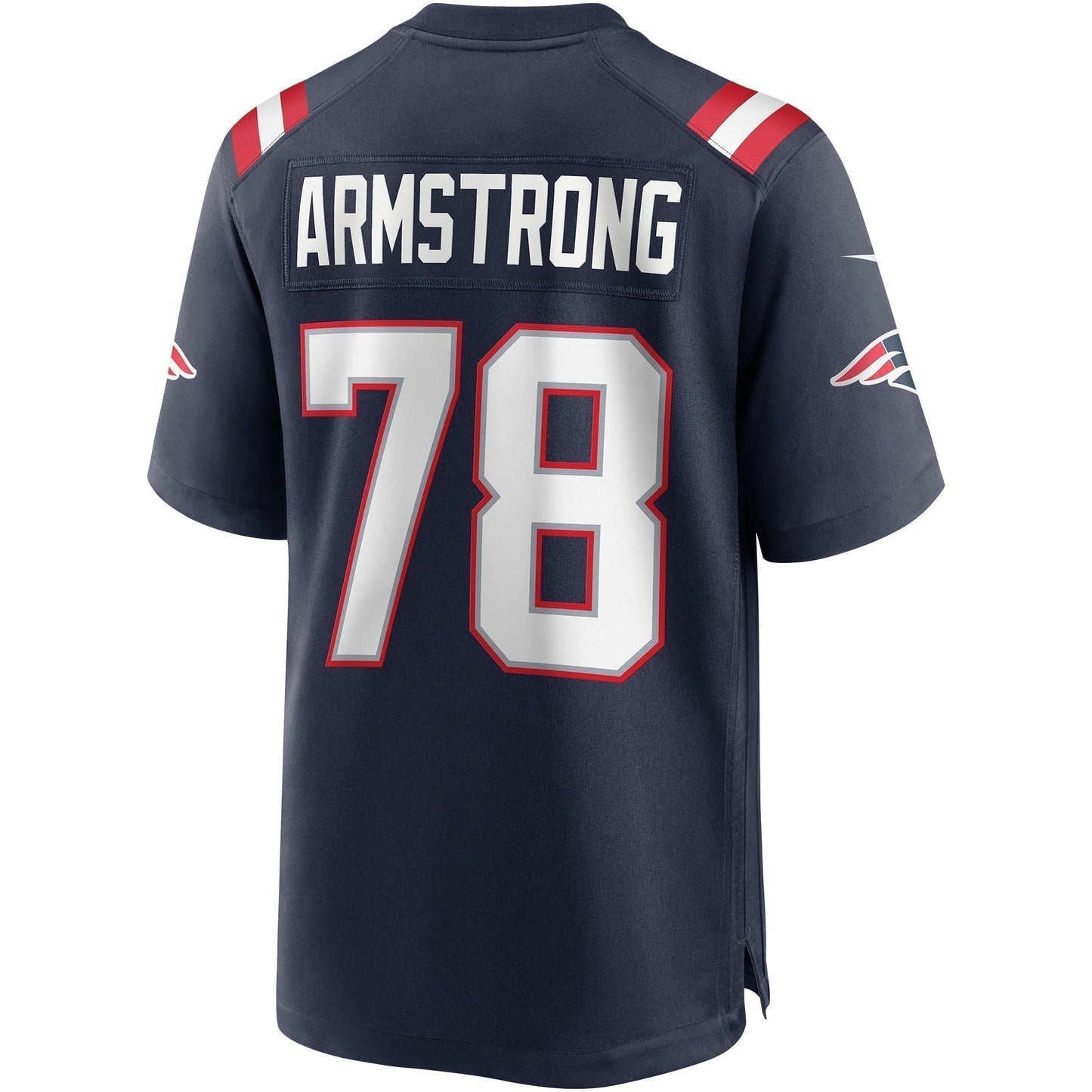 Bruce Armstrong New England Patriots Nike Game Retired Jersey - Navy