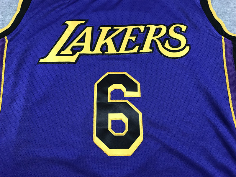 LeBron James #6 Los Angeles Lakers Purple 2022-23 City Edition "Leave A Legacy" Swingman Jersey – Jordan Brand