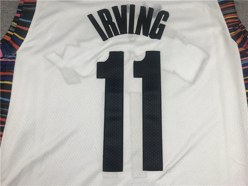 Kyrie Irving #11 Brooklyn Nets City Edition Swingman Jersey – White Bed-Stuy NBA Fan Gear