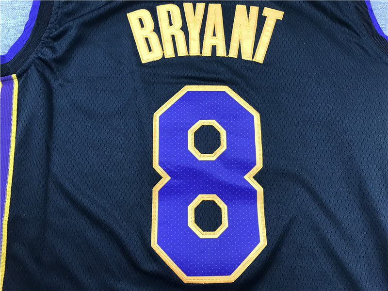 Kobe Bryant #8 Los Angeles Lakers Black Mamba Retirement Edition Black Swingman Jersey – Nike 5-Star