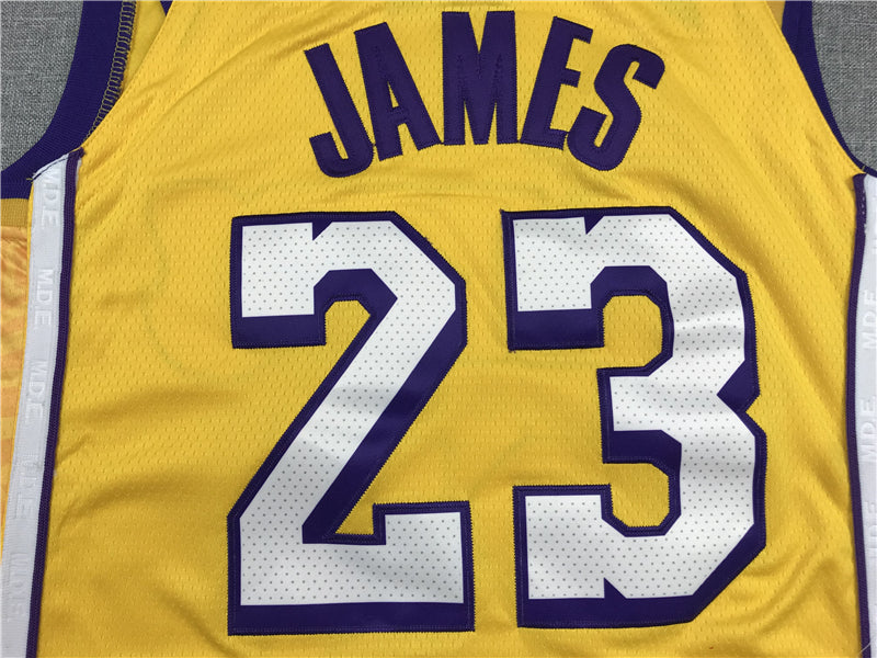 LeBron James #23 Los Angeles Lakers Gold 2019-20 City Edition "Love Series" Swingman Jersey