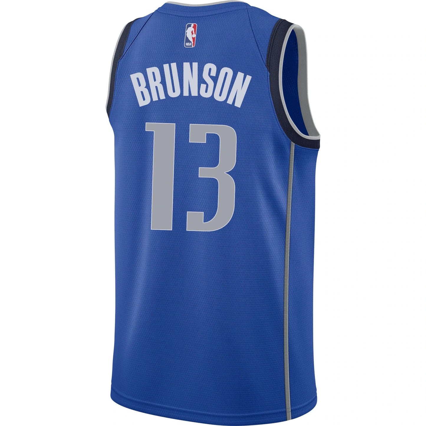 Jalen Brunson #13 Dallas Mavericks Nike Royal Blue Icon Edition Swingman Jersey
