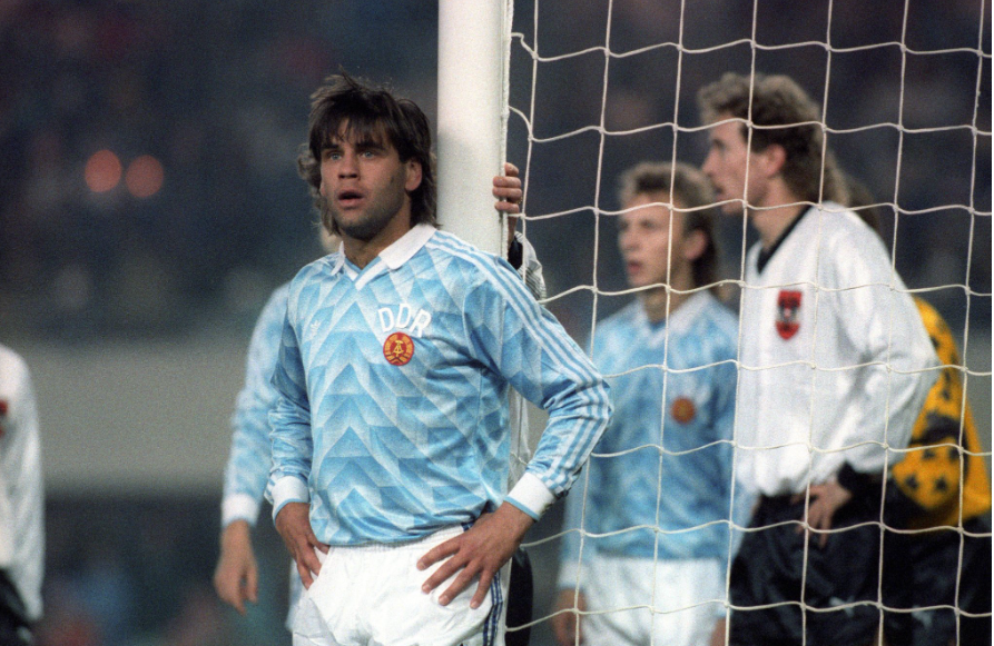 East Germany 1988 Blue Away Long Sleeve Jersey