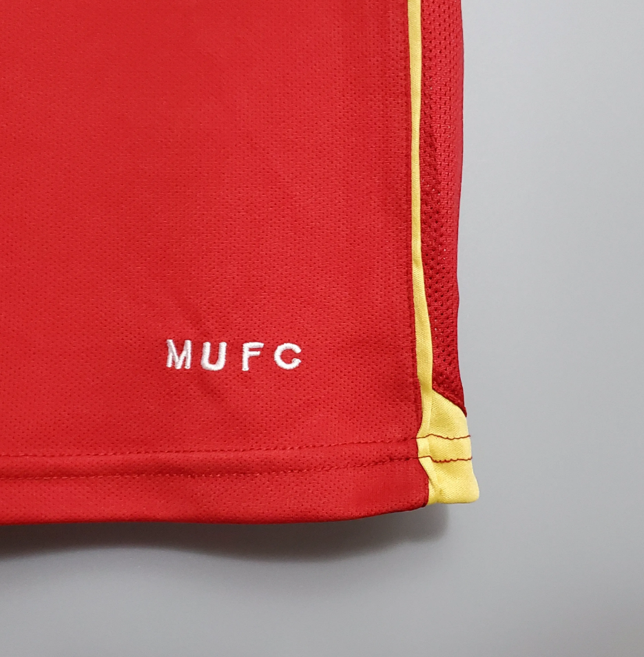 Manchester United 2006-07 Home Retro Jersey – Nike Red AIG Ronaldo Rooney Giggs Scholes Vidic Park Ji-Sung Premier League Champion Fan Version Football Shirt