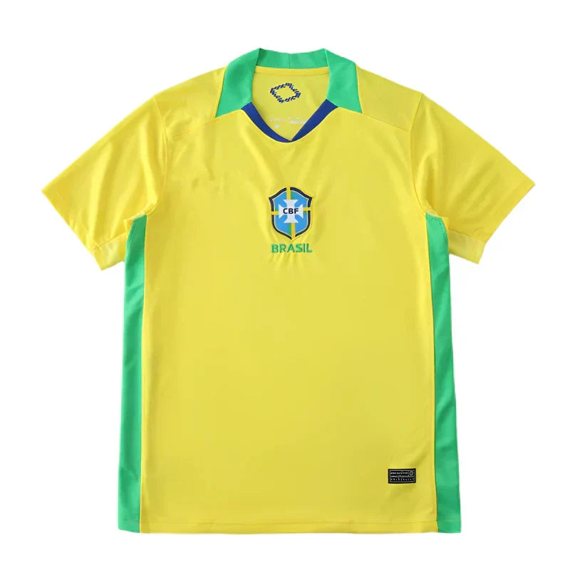 Brazil Home 2025/26 – Men's Football Jersey | Fan Version | Vini Jr, Neymar, Rodrygo, Raphinha, Endrick & More