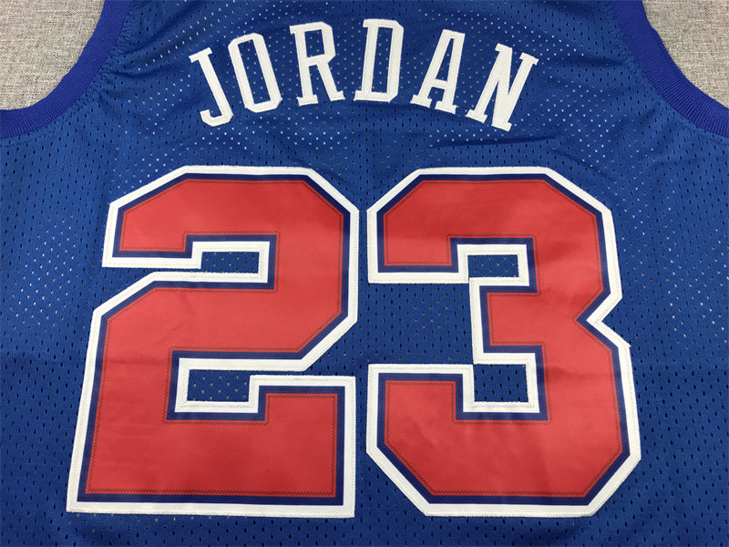 Michael Jordan #23 Washington Bullets Nike Royal Blue Road Hardwood Classics Throwback Swingman Jersey