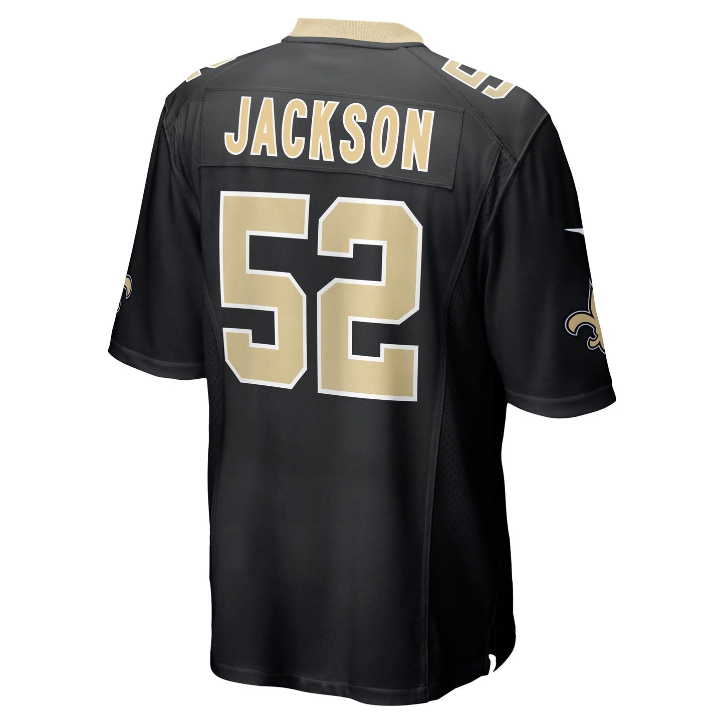 D'Marco Jackson New Orleans Saints Nike Game Jersey - Black