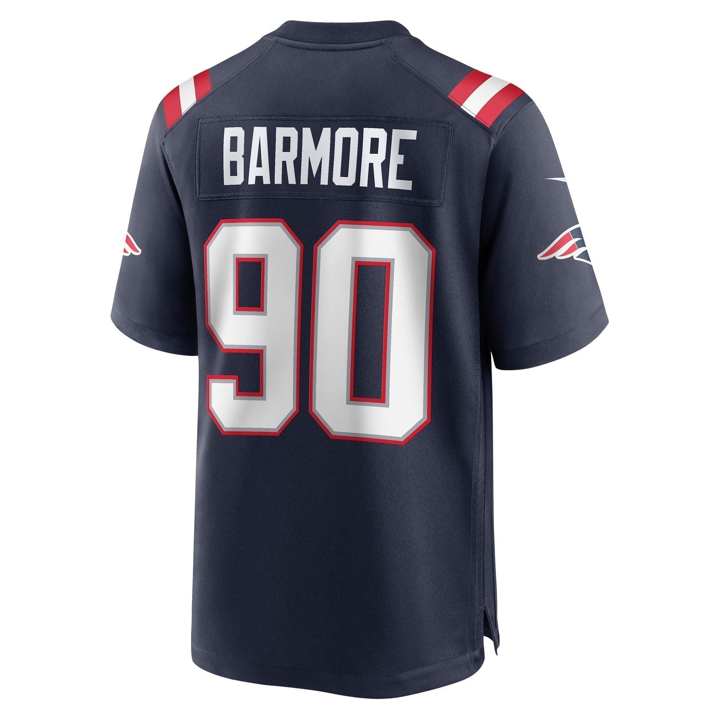 Christian Barmore New England Patriots Nike Game Jersey - Navy