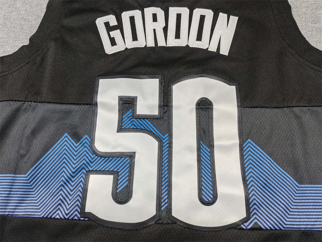 Men's Denver Nuggets Aaron Gordon #50 Black 2023/24 Swingman Jerseys - City Edition