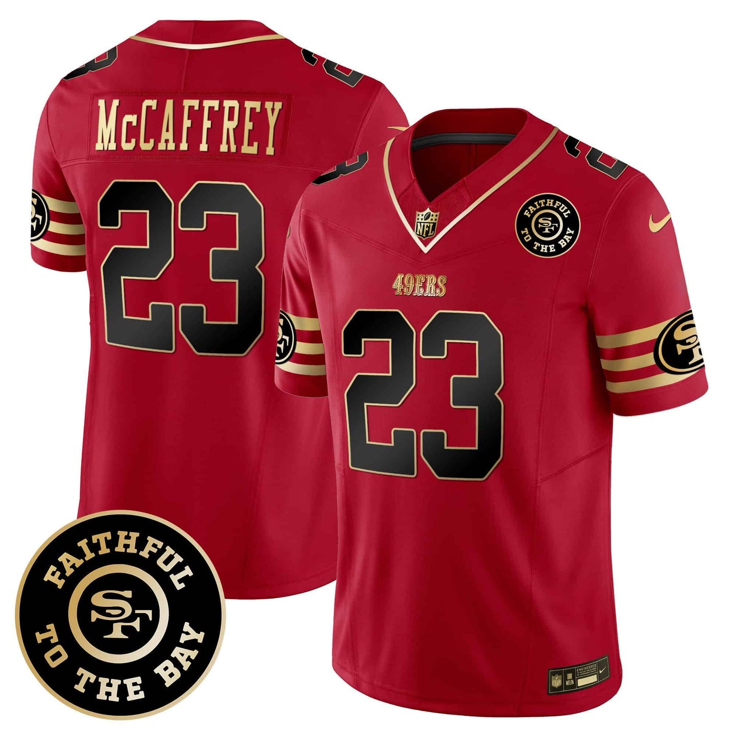 Men���s 49ers Faithful To The Bay Patch Vapor Limited Jersey V6 ��� All Stitched