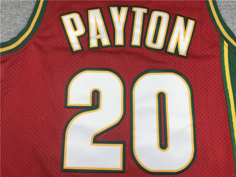Gary Payton #20 Seattle SuperSonics Red 1997-98 Hardwood Classics Swingman Jersey – Mitchell & Ness