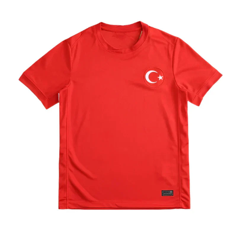 Turkey National Team Away Fan Version 2024 – UEFA Euro Navy Blue Football Jersey | TFF Crest