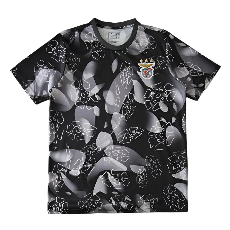 S.L. Benfica 2024/25 Pre-Match Training Jersey – Black Camo Fan Version