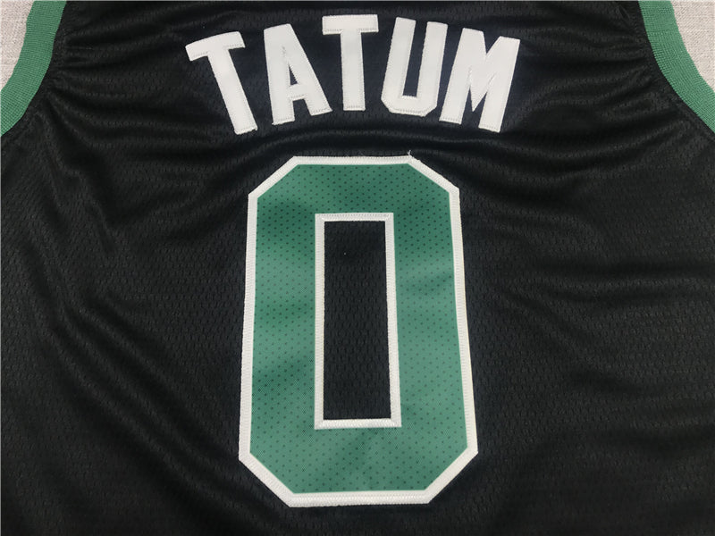 Men's Boston Celtics Jayson Tatum #0 Black 2022/23 Statement Edition Swingman Jerseys