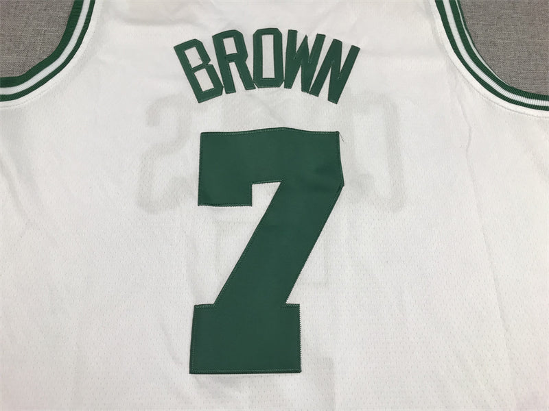 Jaylen Brown #7 Boston Celtics White Association Edition Swingman Jersey – NBA Men's