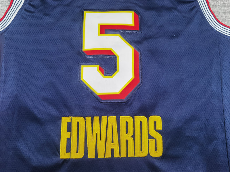 Anthony Edwards #5 2025 NBA All-Star Game Navy Swingman Jersey – Jordan Brand 74th Annual