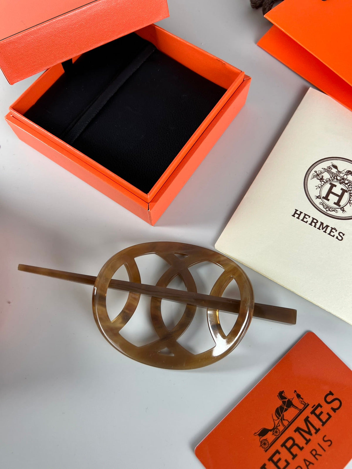 Hermès Brown Hair Stick – Style 02 - image 6