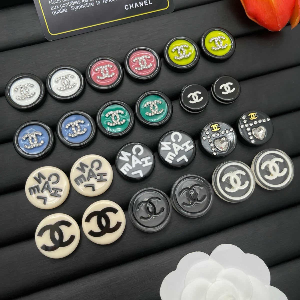 Chanel style earrings - product photo 8