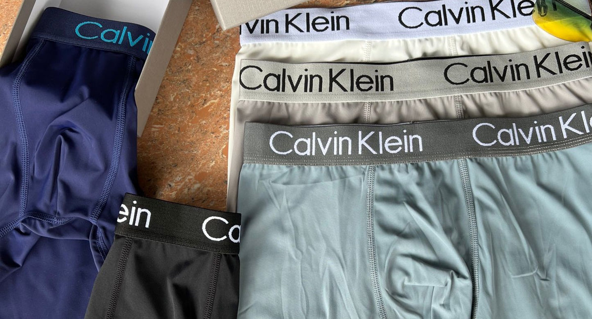 Calvin Klein White Grey Monogram Waistband Long-Leg Boxer Briefs, image 9