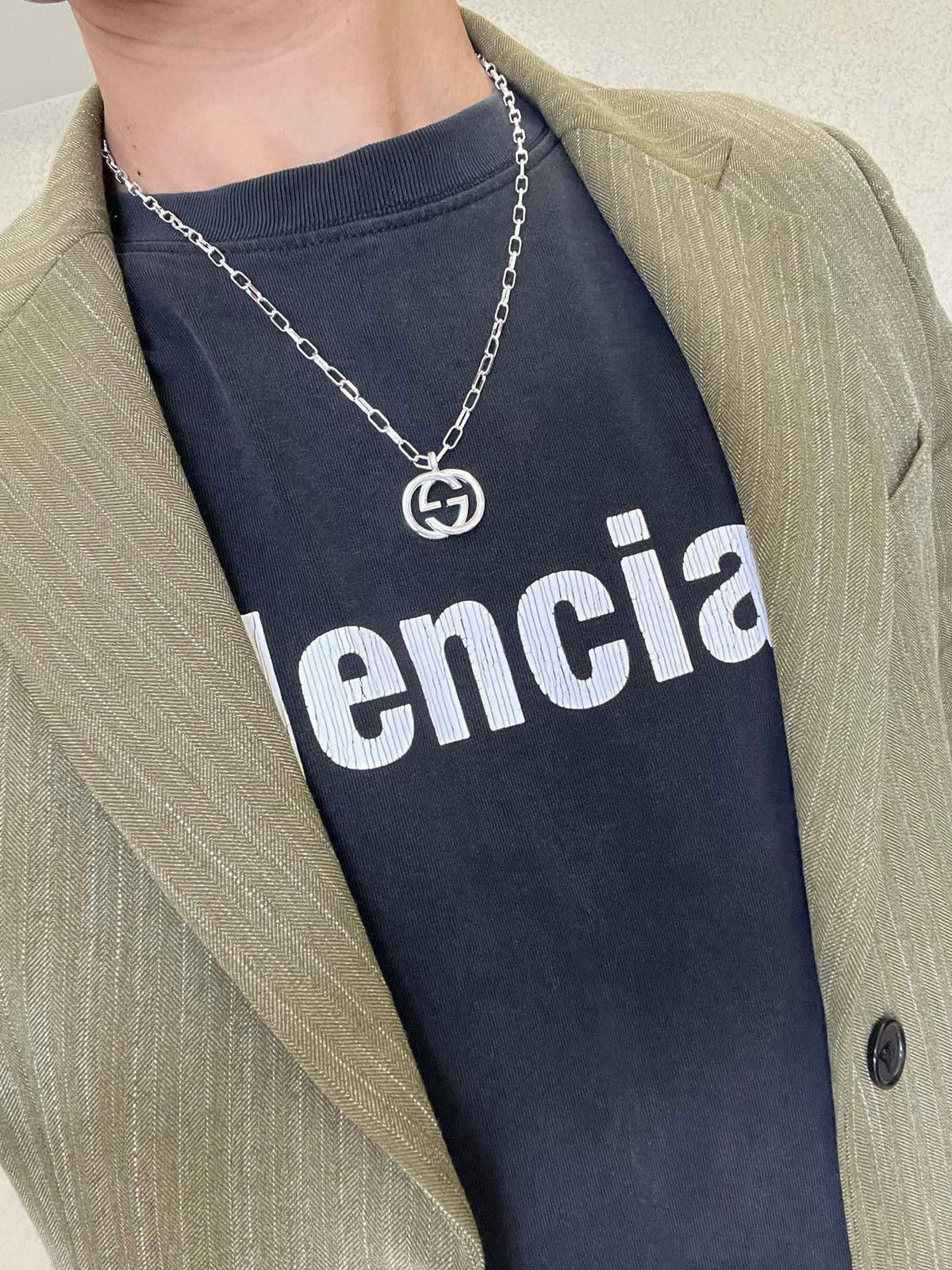 Gucci Anger Forest Chain Distressed Necklace – Style 18 - image 9