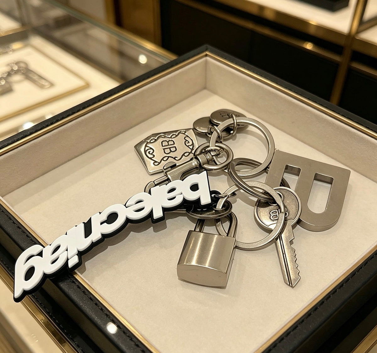 Balenciaga Distressed Keychain – Style 21 - image 6