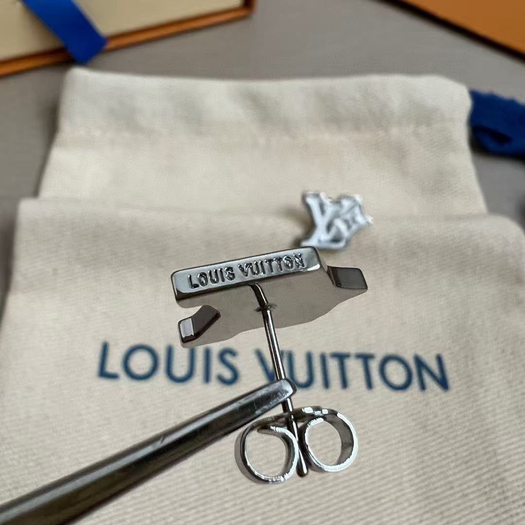 Louis Vuitton Twig Letter Stud Earrings – Style 17 - image 8
