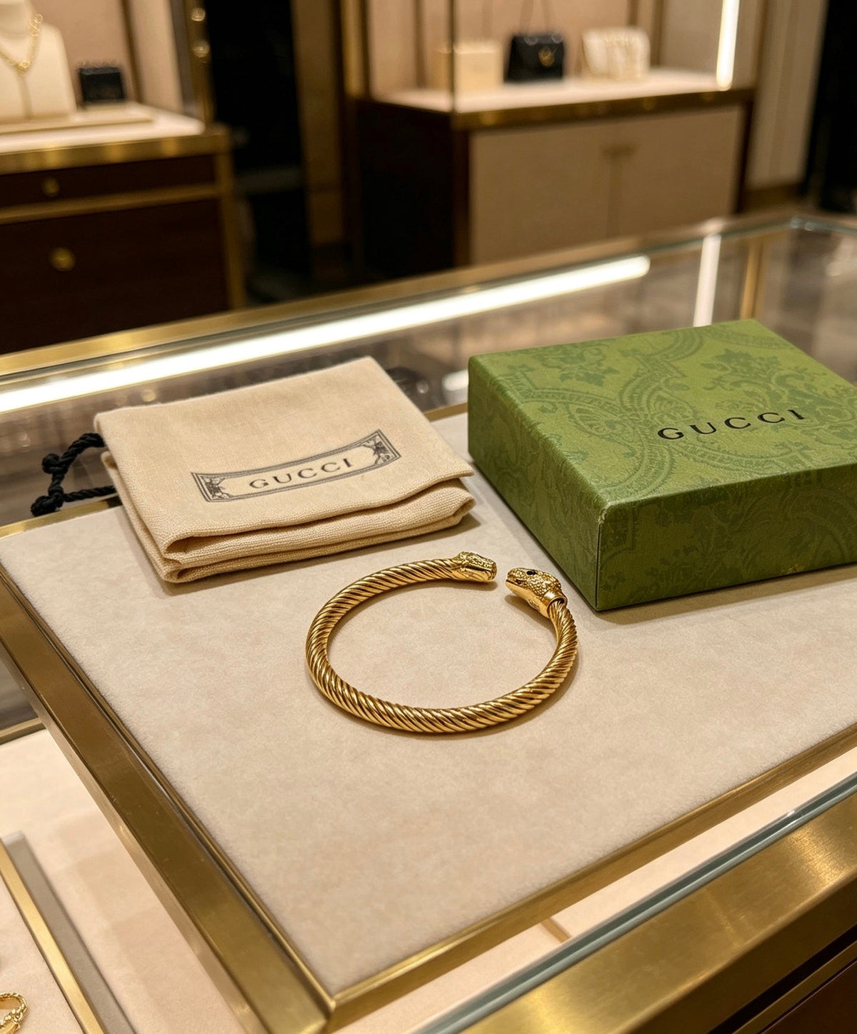 Gucci Anger Forest Distressed Vintage Silver-Tone Vintage-Inspired Bracelet – Style 11 - image 9