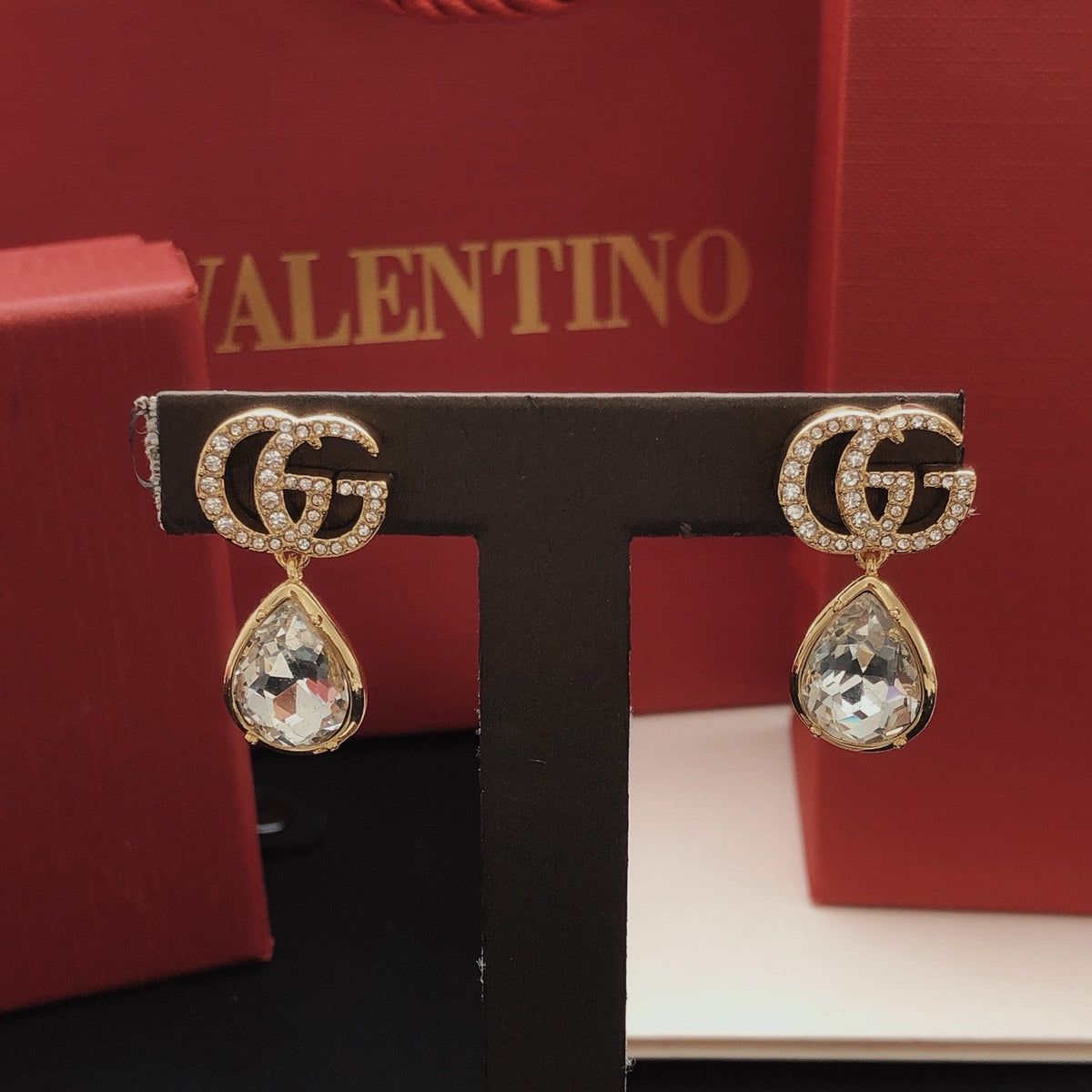 Gucci Crystal Stud Earrings – Style 07 - image 7