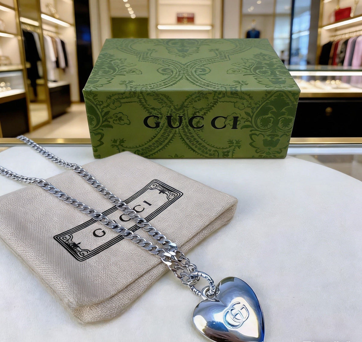 Gucci Anger Forest Chain Distressed Necklace – Style 73 - image 6