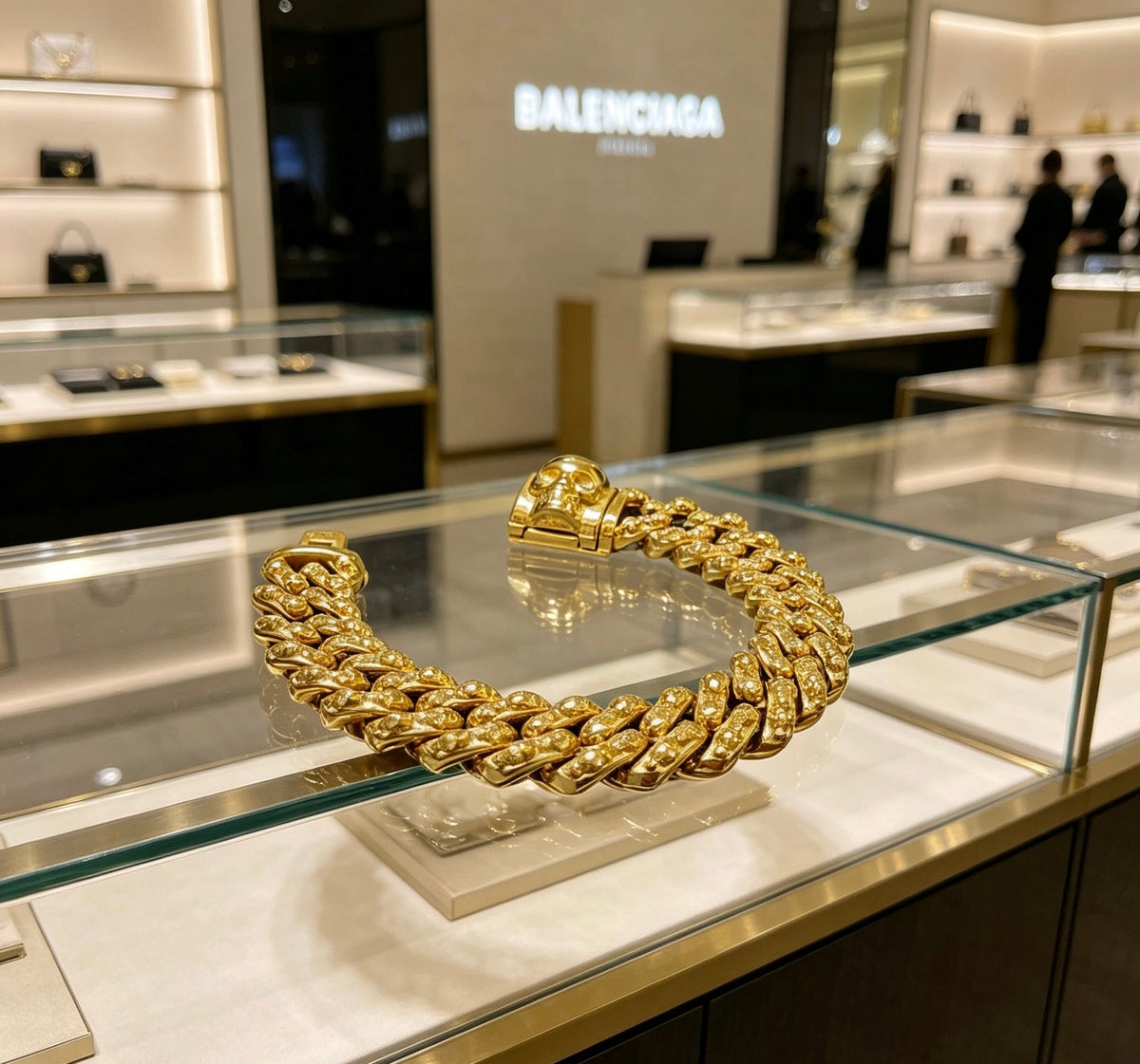 Balenciaga Distressed Vintage-Inspired Men's Bracelet – Style 06 - image 9