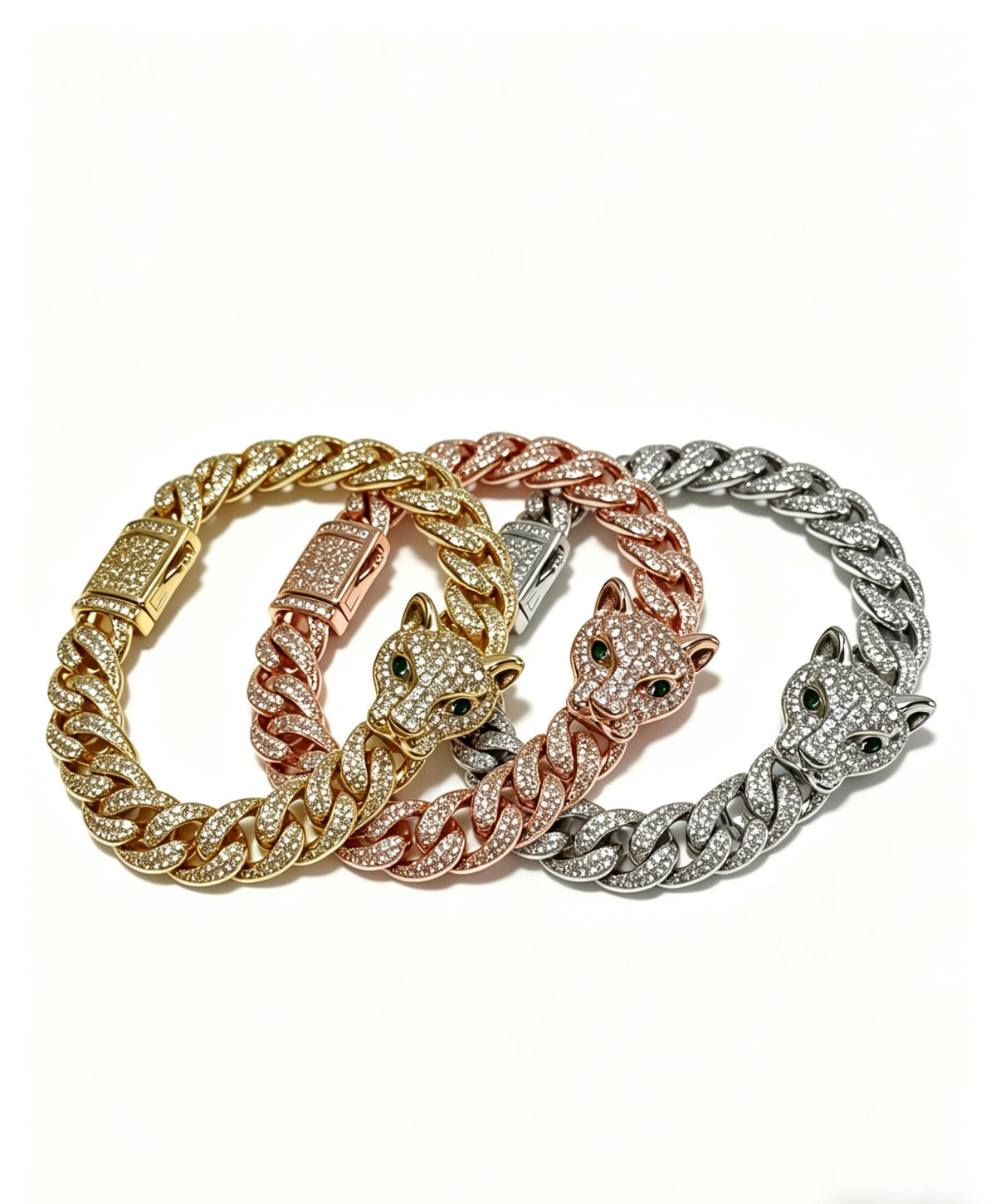 Cartier Style 196 gold-tone signature motif bracelet view 10