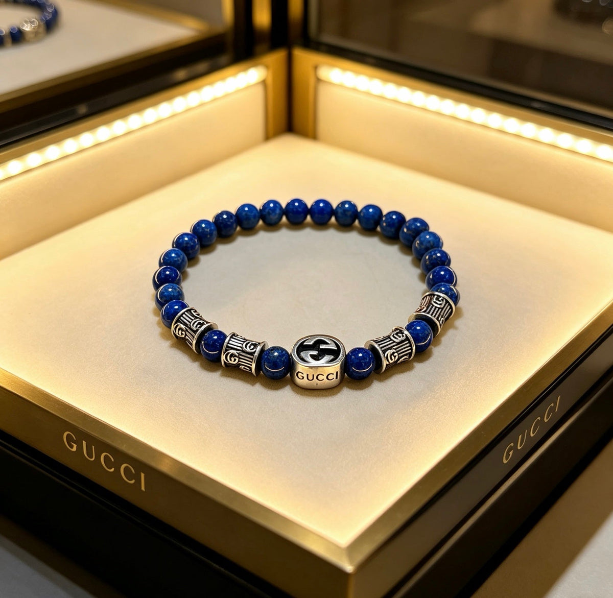 Gucci Anger Forest Crystal Distressed Unisex Bracelet – Style 12 - image 9