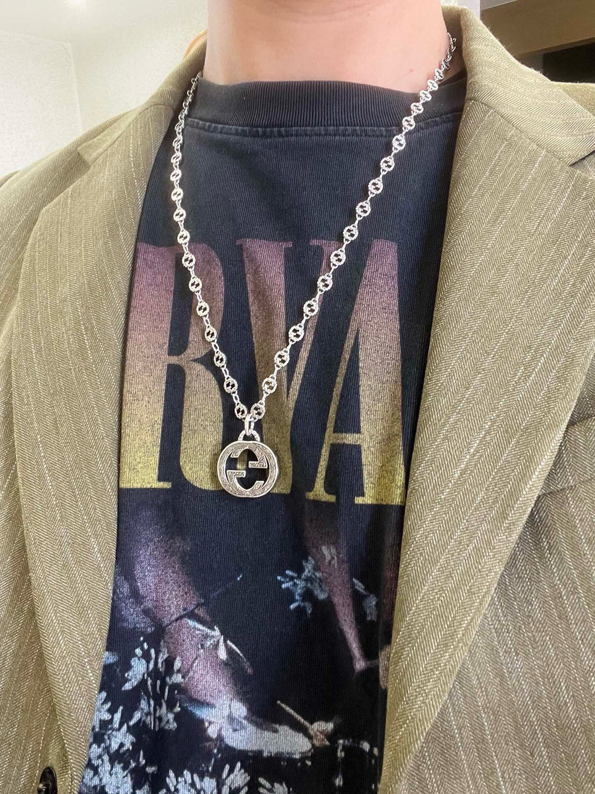 Gucci Anger Forest Chain Distressed Vintage-Inspired Necklace – Style 19 - image 9