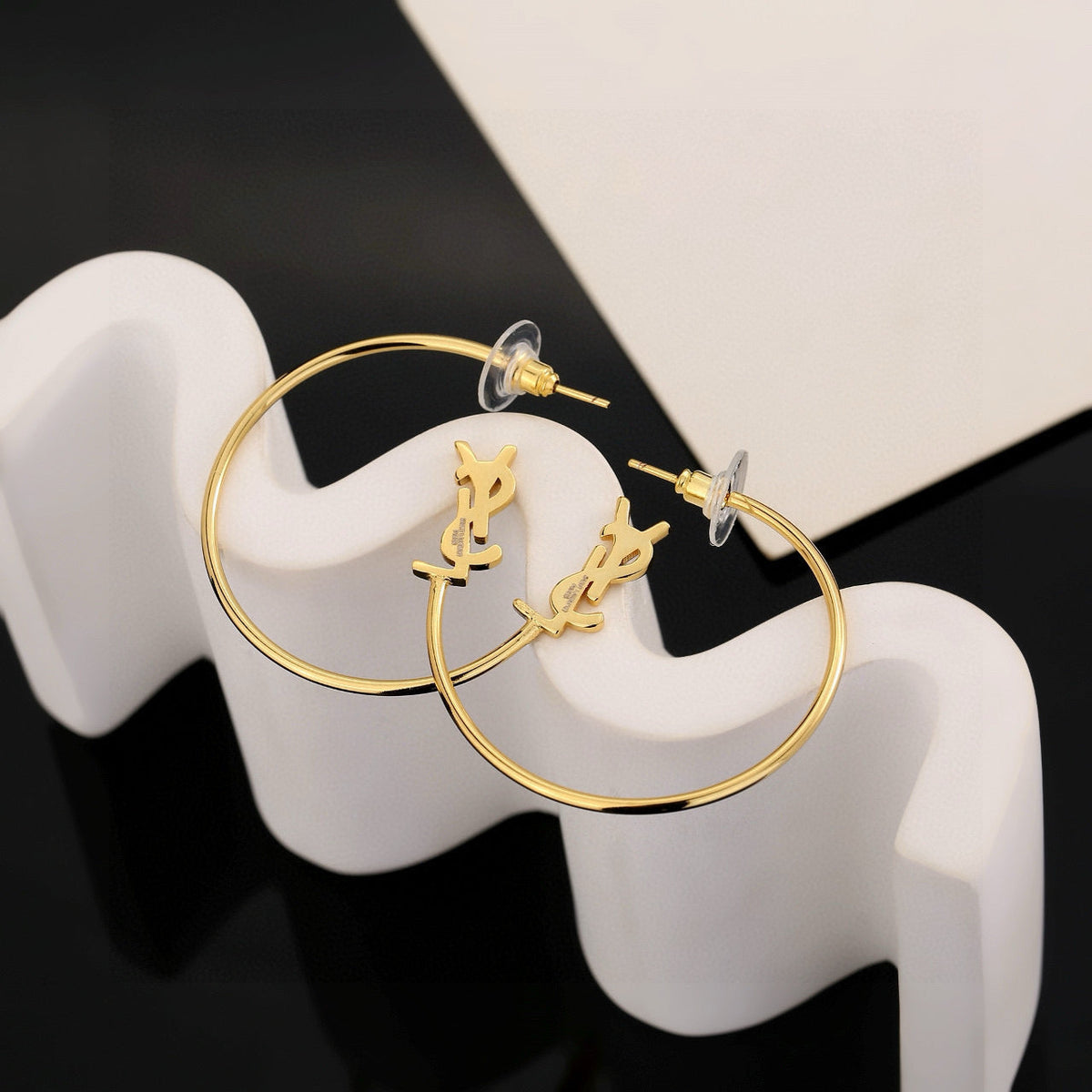 Saint Laurent YSL Logo Stud Earrings – Style 08 - image 7
